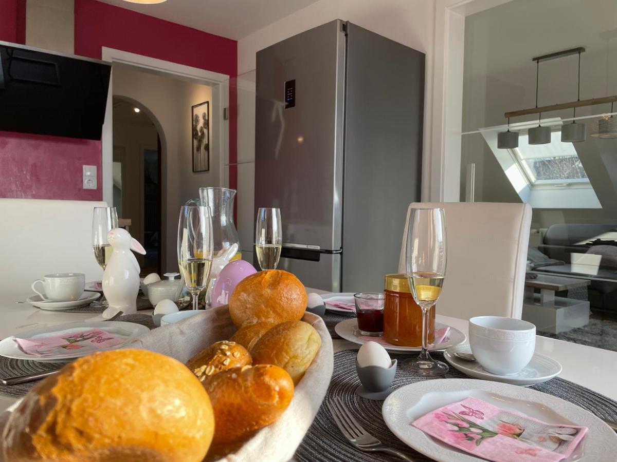 Tolle Ferienwohnung mit Loggia in Schauenstein 100qm bei Hof an der Saale Frankenwald Exterior foto
